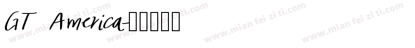 GT America字体转换
